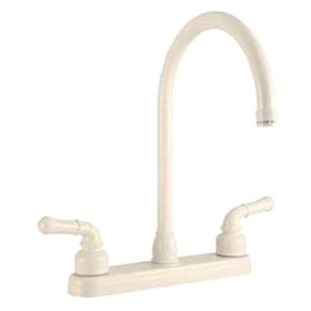 DURA FAUCET 12 in. J-Spout RV Kitchen Faucet - Bisque 1209.1826